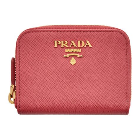 prada zip around card case|farfetch Prada wallet.